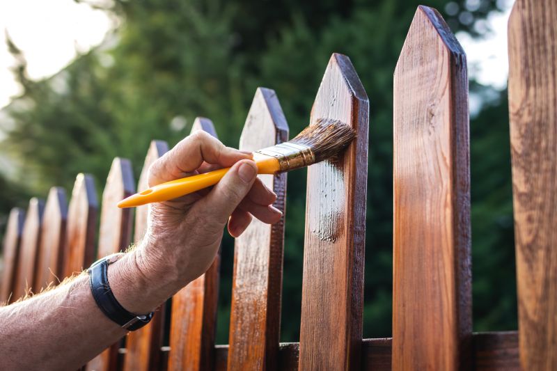 Wood Fence Painting