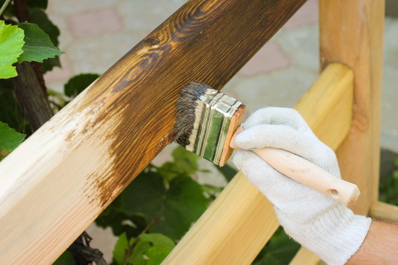 Wood Fence Painting